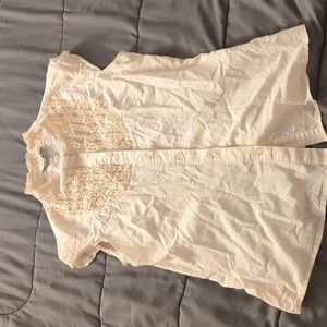 Cream colored blouse